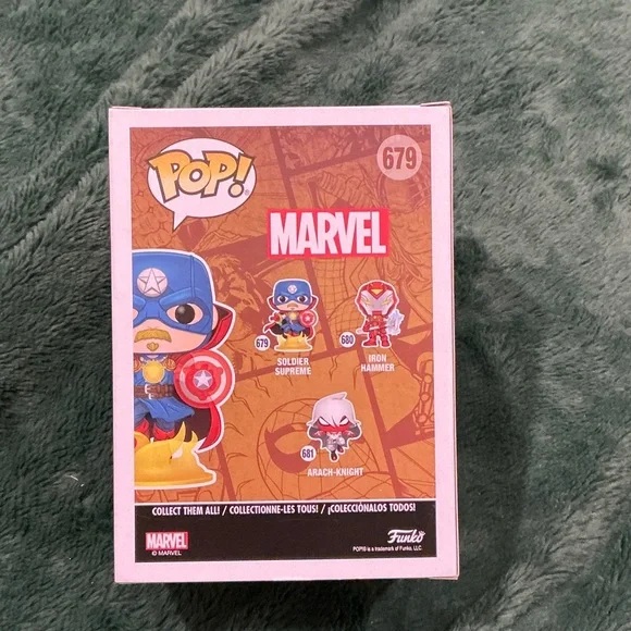 Funko Pop! Soldier Supreme - Blue, Red & Gold Vinyl Figure - Picture 3 of 6